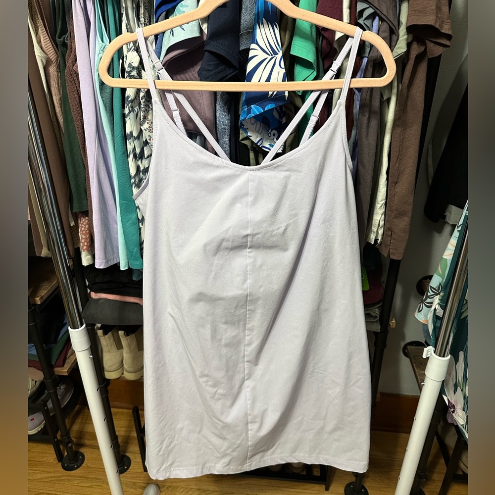 NWOT Women’s Columbia Strappy Back Sundress with Built in Shorts Size XL Purple